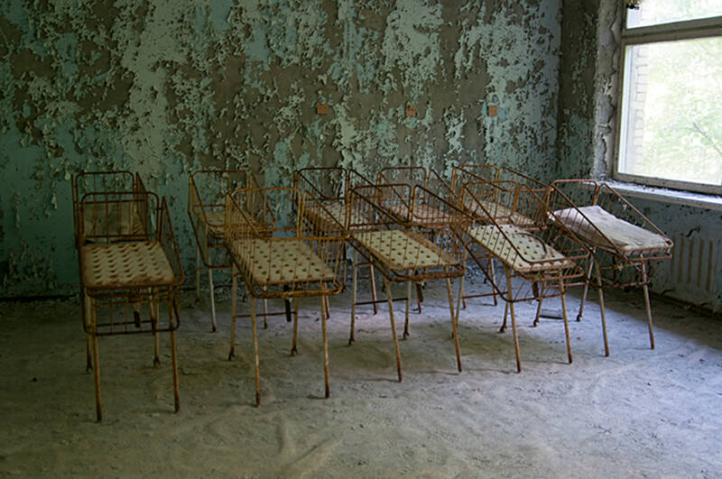 La sala de recién nacidos del Hospital de Pripyat