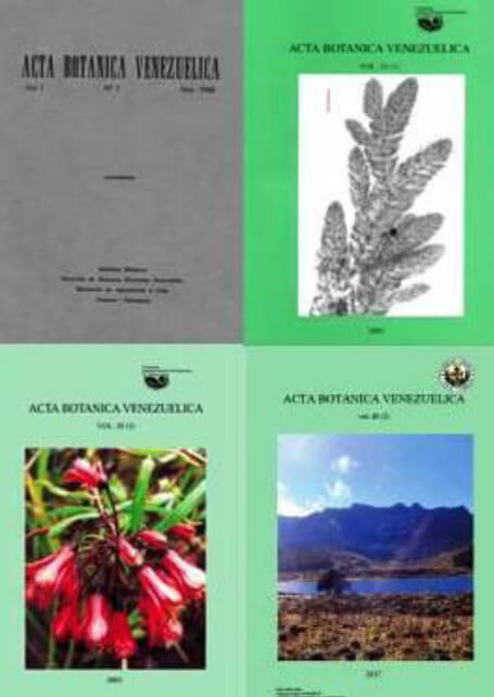 Figura. 1. Cambios presentados en la revista Acta Botanica Venezuelica