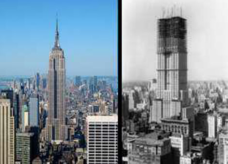 Foto: Empire State Building. En construcción