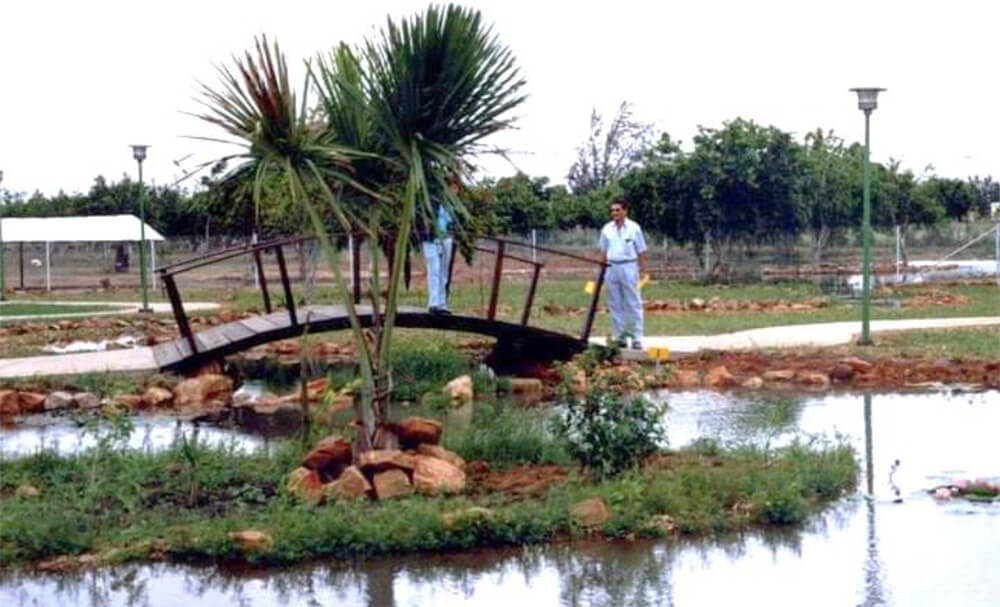 Justiniano Velásquez en el Centro Didáctico Ambiental -San Tome. Edo. Anzoátegui. Venezuela