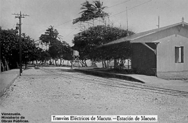 Figura 10. Estación del tranvía en Macuto.