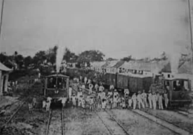 Figura 34. Ferrocarril del Zulia. Estación Santa Bárbara.