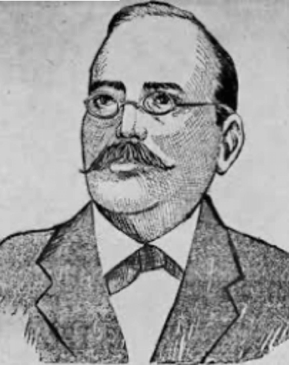 Figura N°9: Adolfo Frydensberg (1849-1908). Director de la Biblioteca Nacional y de la Biblioteca de la Universidad Central de Venezuela,1889-1891 y 1893-1898. Grandes aportes a la Bibliografía Nacional y el Canje Internacional de Libros y publicaciones.