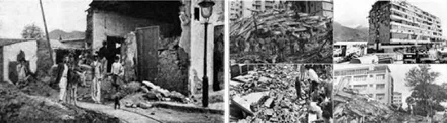 Figura 4. Terremotos de Caracas de 1900 y de 1967. F/ Google Imágenes.