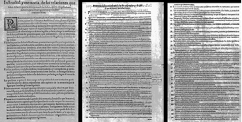 Foto 3: Instrucción y memoria de las relaciones que se han de hacer para la descripción de las Indias, que Su Majestad manda hacer para el buen gobierno y ennoblecimiento de ellas (Cuestionario para la formación de las Relaciones Geográficas de Indias)7.